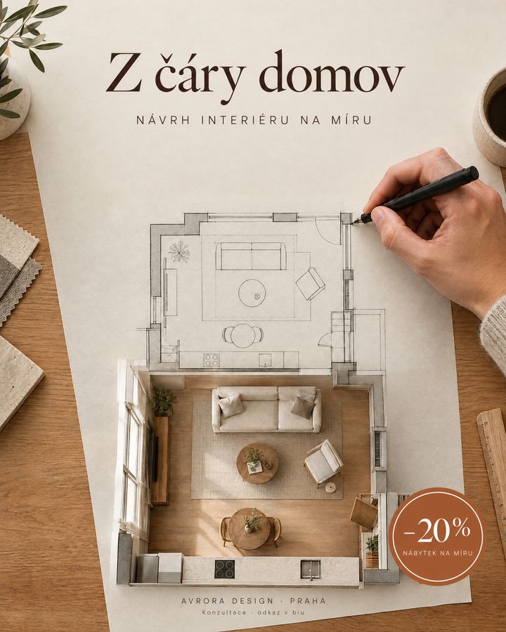 Z čáry domov. Návrh interiéru na míru